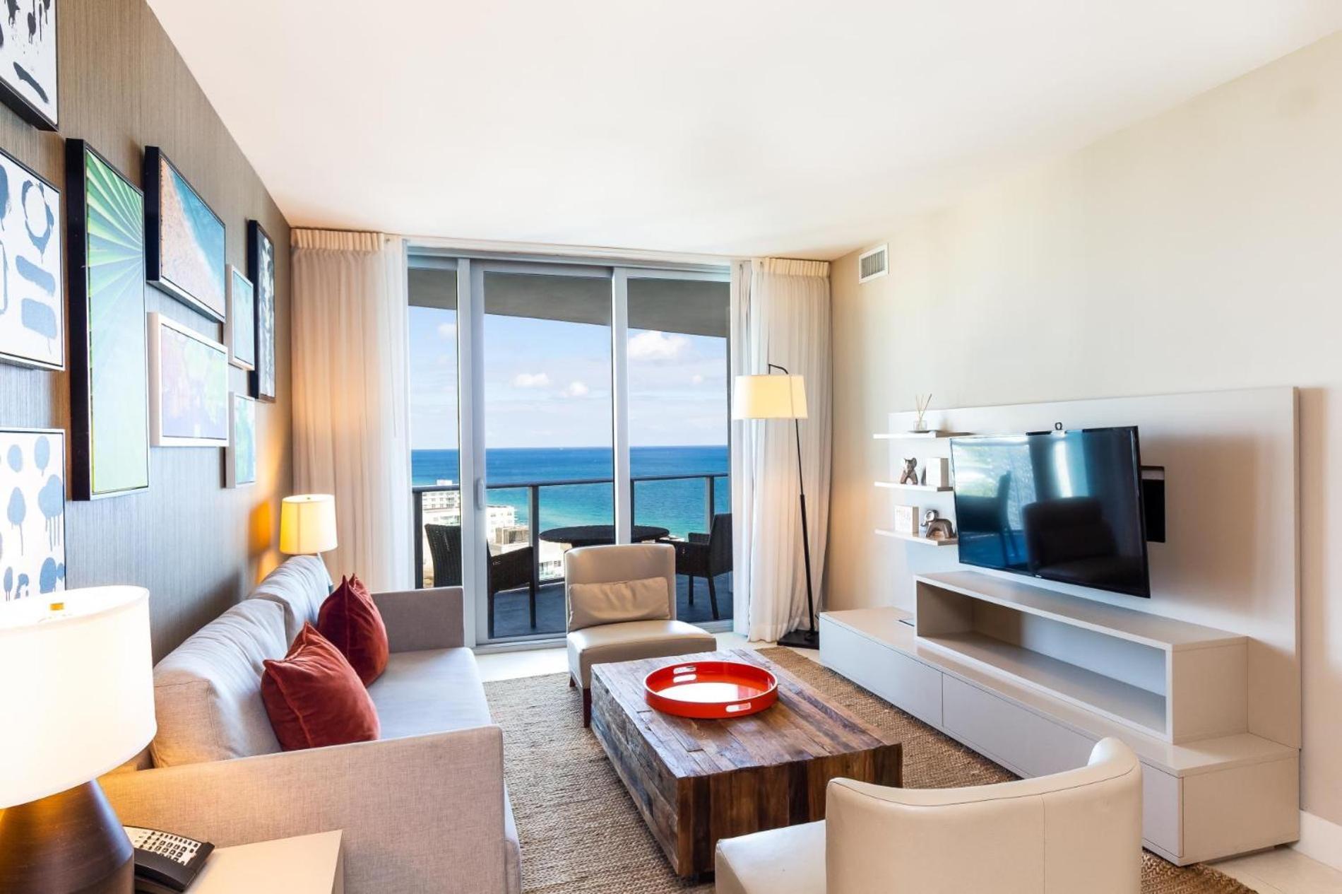 Ocean View 1 Bed On The Beach 19Th Floor Hollywood Hallandale Beach Exterior foto