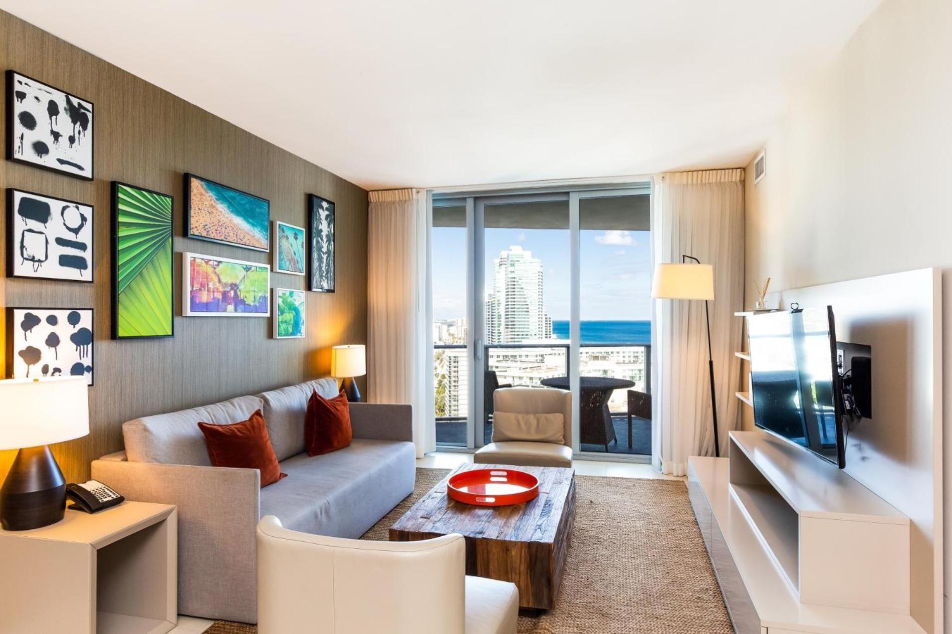 Ocean View 1 Bed On The Beach 19Th Floor Hollywood Hallandale Beach Exterior foto