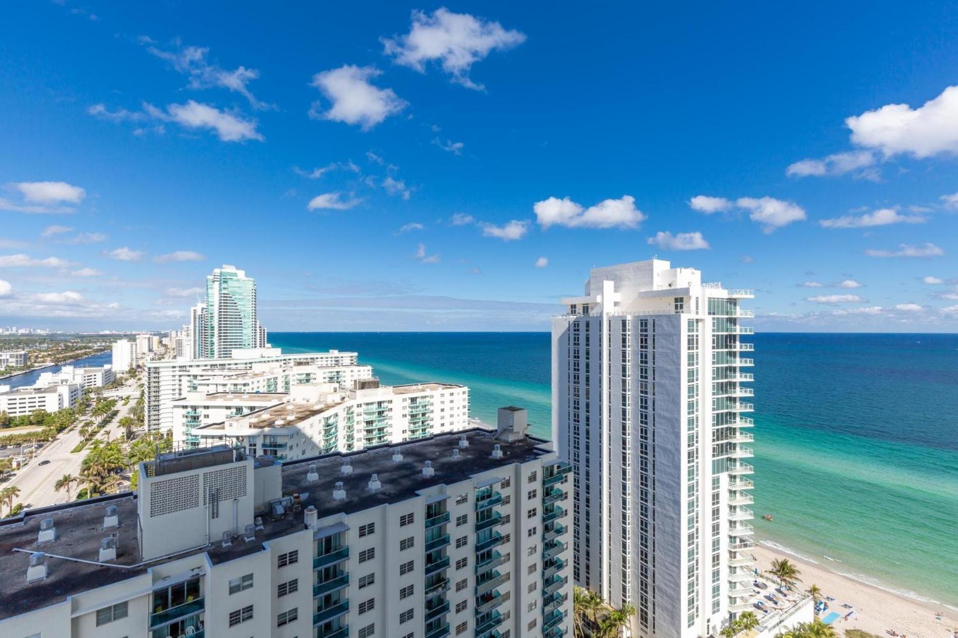 Ocean View 1 Bed On The Beach 19Th Floor Hollywood Hallandale Beach Exterior foto